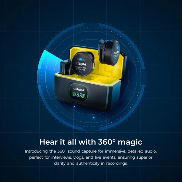 Digitek DWM 108 2 in 1 Wireless Microphone System Online Buy India 4 Digitek DWM 108 2 in 1 Wireless Microphone System Online Buy India 4