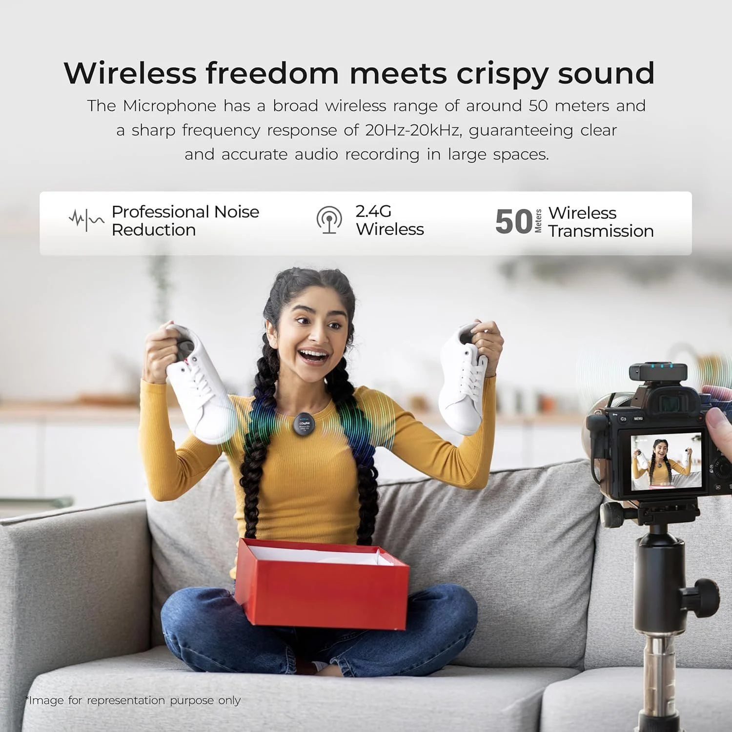 Digitek DWM 108 2 in 1 Wireless Microphone System Online Buy India 5