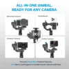 FeiyuTech SCORP Mini 3 PRO All in One 3 Axis Camera Gimbal Stabilizer India (4)