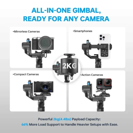 FeiyuTech SCORP Mini 3 PRO All in One 3 Axis Camera Gimbal Stabilizer India (4) FeiyuTech SCORP Mini 3 PRO All in One 3 Axis Camera Gimbal Stabilizer India (4)