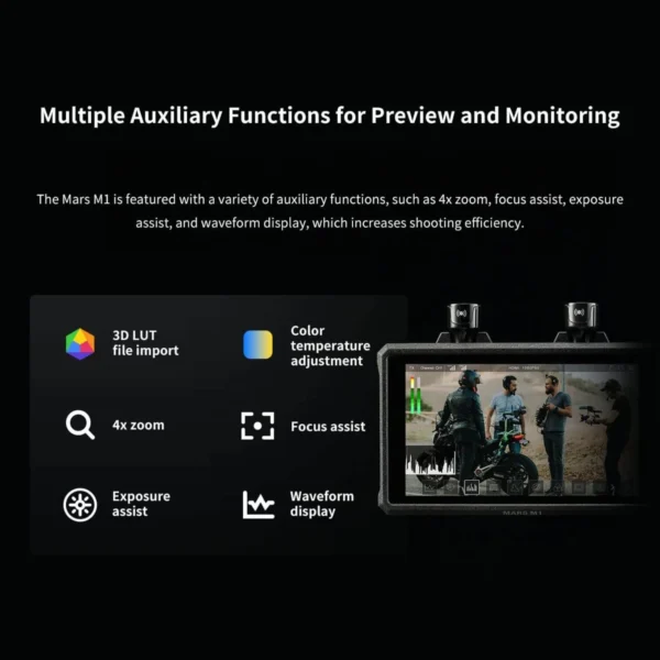 Hollyland Mars M1 Wireless 4K Monitor Video Transmitter & Receiver (5) Hollyland Mars M1 Wireless 4K Monitor Video Transmitter & Receiver (5)