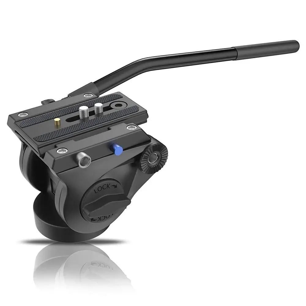 Digitek DPVH 110 Professional Fluid Video Head – 2 Way Pan Head for Tripods & Monopods Mumbai India