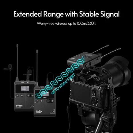 GODOX WMicS1 Kit 2 Mic in Mumbai India (3) GODOX WMicS1 Kit 2 Mic in Mumbai India (3)