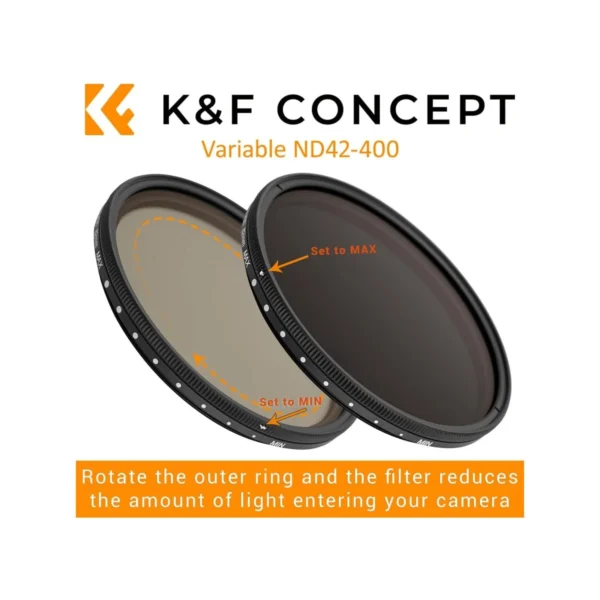 K&F 72mm ND2 ND400 Variable ND Filter in Mumbai India (2) K&F 72mm ND2 ND400 Variable ND Filter in Mumbai India (2)