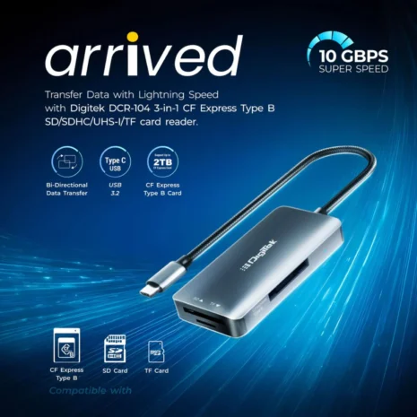 Digitek DCR 104 CFB 2 in 2 CFexpress Type B and SDXC Card Reader in Mumbai India (2) Digitek DCR 104 CFB 2 in 2 CFexpress Type B and SDXC Card Reader in Mumbai India (2)