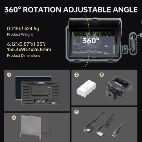 VILTROX DC X3 6″ Touchscreen Field Monitor 2000 nits Mumbai India 09 VILTROX DC X3 6″ Touchscreen Field Monitor 2000 nits Mumbai India 09