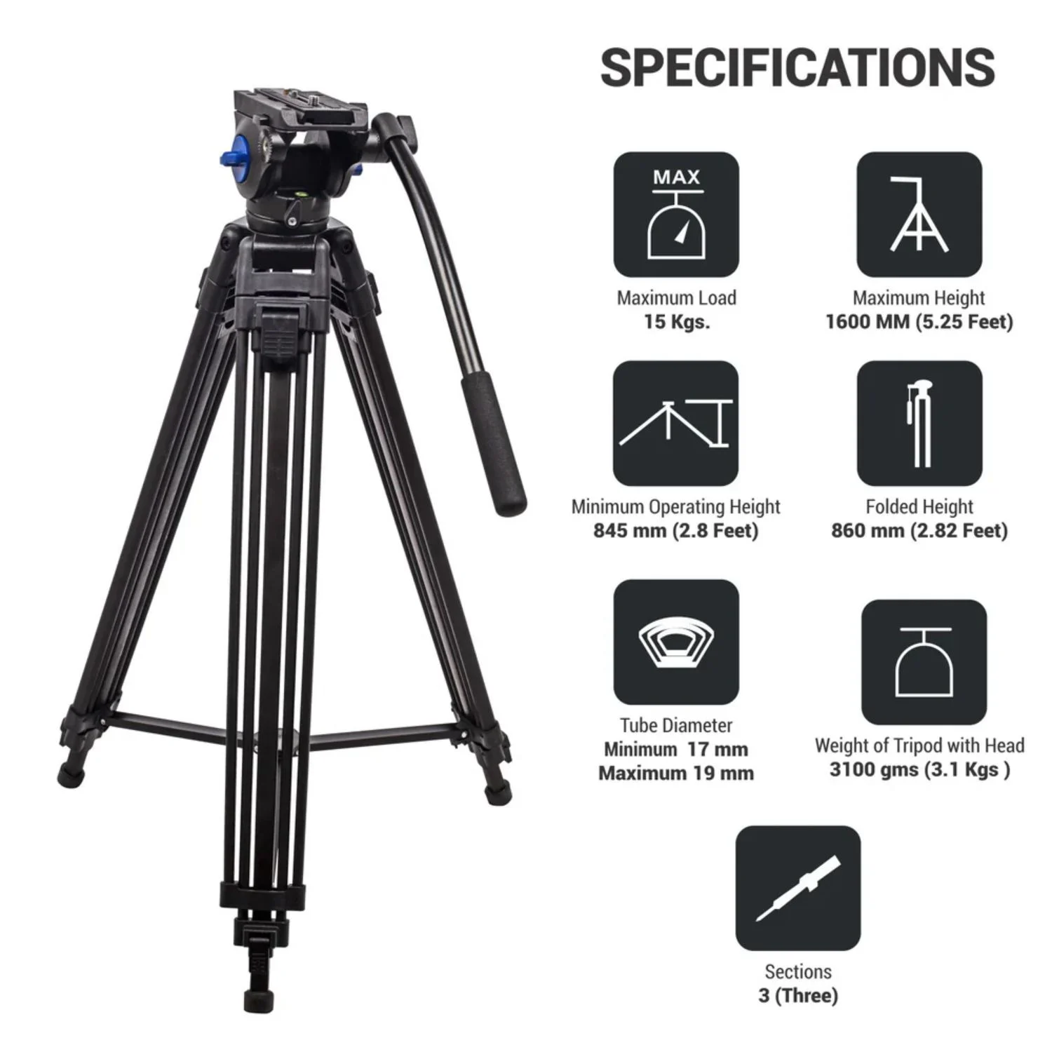 digitek dptr 601vd professional tripod with fluid video head in mumbai india (2) digitek dptr 601vd professional tripod with fluid video head in mumbai india (2)