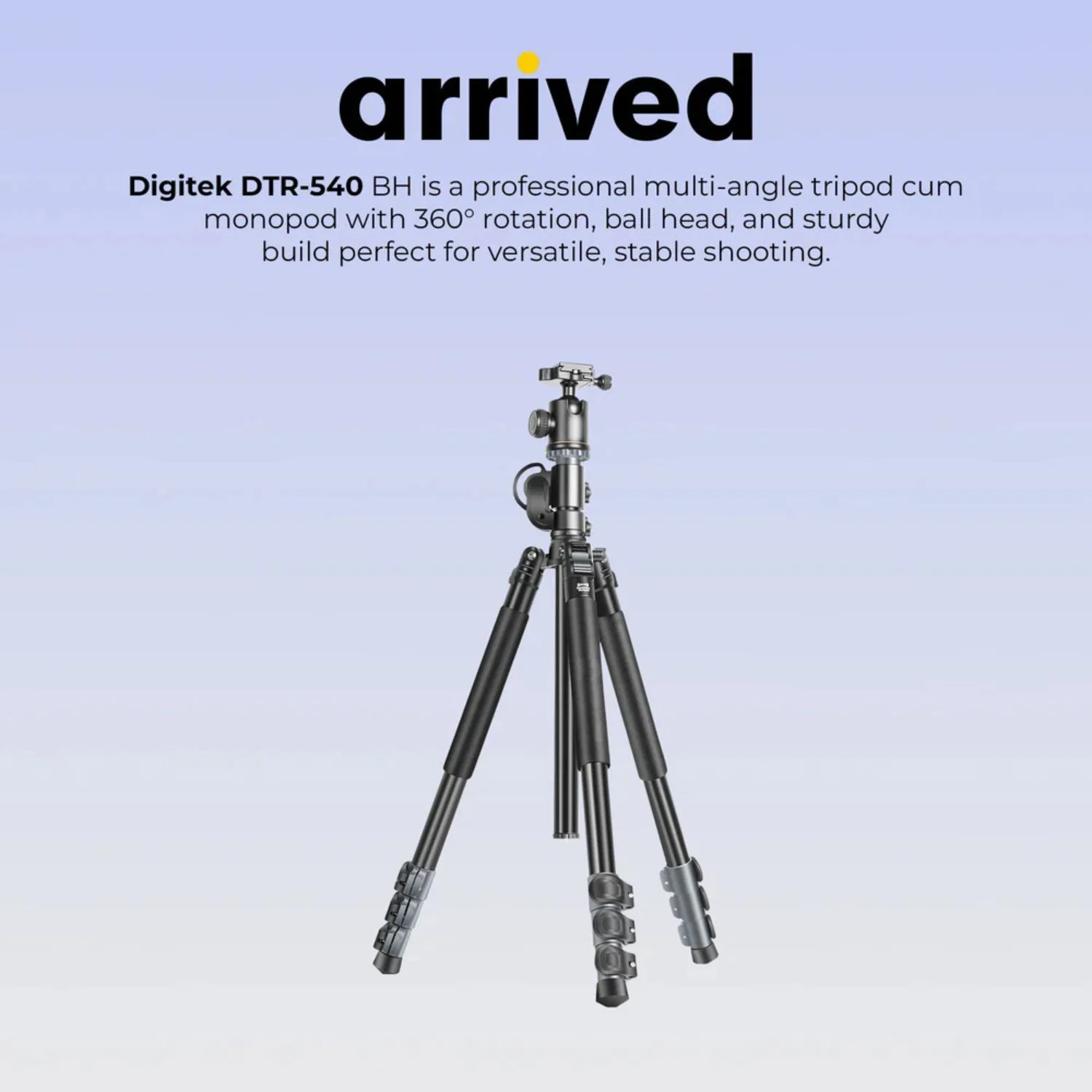 digitek dtr 540bh multi angle aluminum tripod in mumbai india (2)