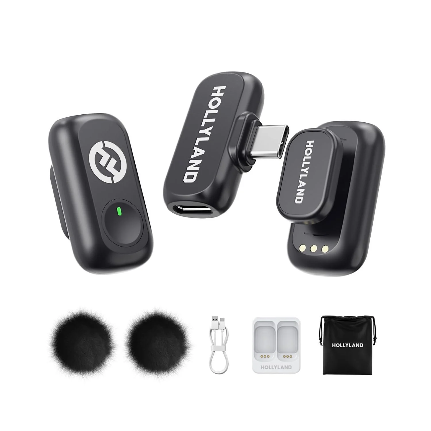 hollyland lark m1 duo wireless lavalier microphone system in mumbai india (1)