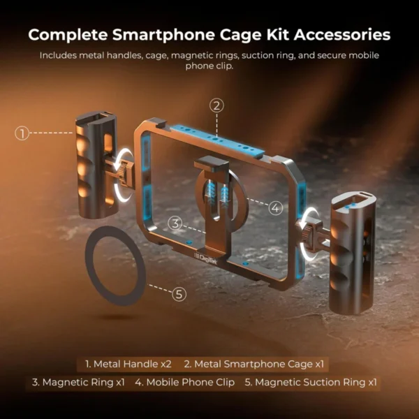Digitek DSC 002 Handheld Aluminum Alloy Universal Smartphone Cage Video Rig for Vloggers in Mumbai India (6) Digitek DSC 002 Handheld Aluminum Alloy Universal Smartphone Cage Video Rig for Vloggers in Mumbai India (6)