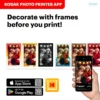 kodak dock plus 4pass instant photo printer 4x6 90 sheets bundle in mumbai india (8)