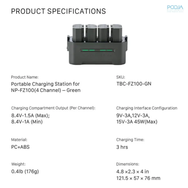 Tilta Portable Charging Station for Sony NP FZ100 Batteries in Mumbai India (12) Tilta Portable Charging Station for Sony NP FZ100 Batteries in Mumbai India (12)