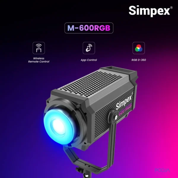 simpex m 600r rgb 600w continuous led video light in mumbai india (2) simpex m 600r rgb 600w continuous led video light in mumbai india (2)