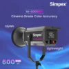 simpex m 600r rgb 600w continuous led video light in mumbai india (4)