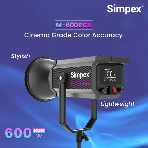 simpex m 600r rgb 600w continuous led video light in mumbai india (4) simpex m 600r rgb 600w continuous led video light in mumbai india (4)