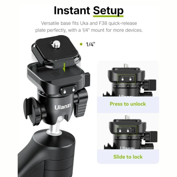 ulanzi tt38 mini tripod f38 quick release plate 3 ulanzi tt38 mini tripod f38 quick release plate 3