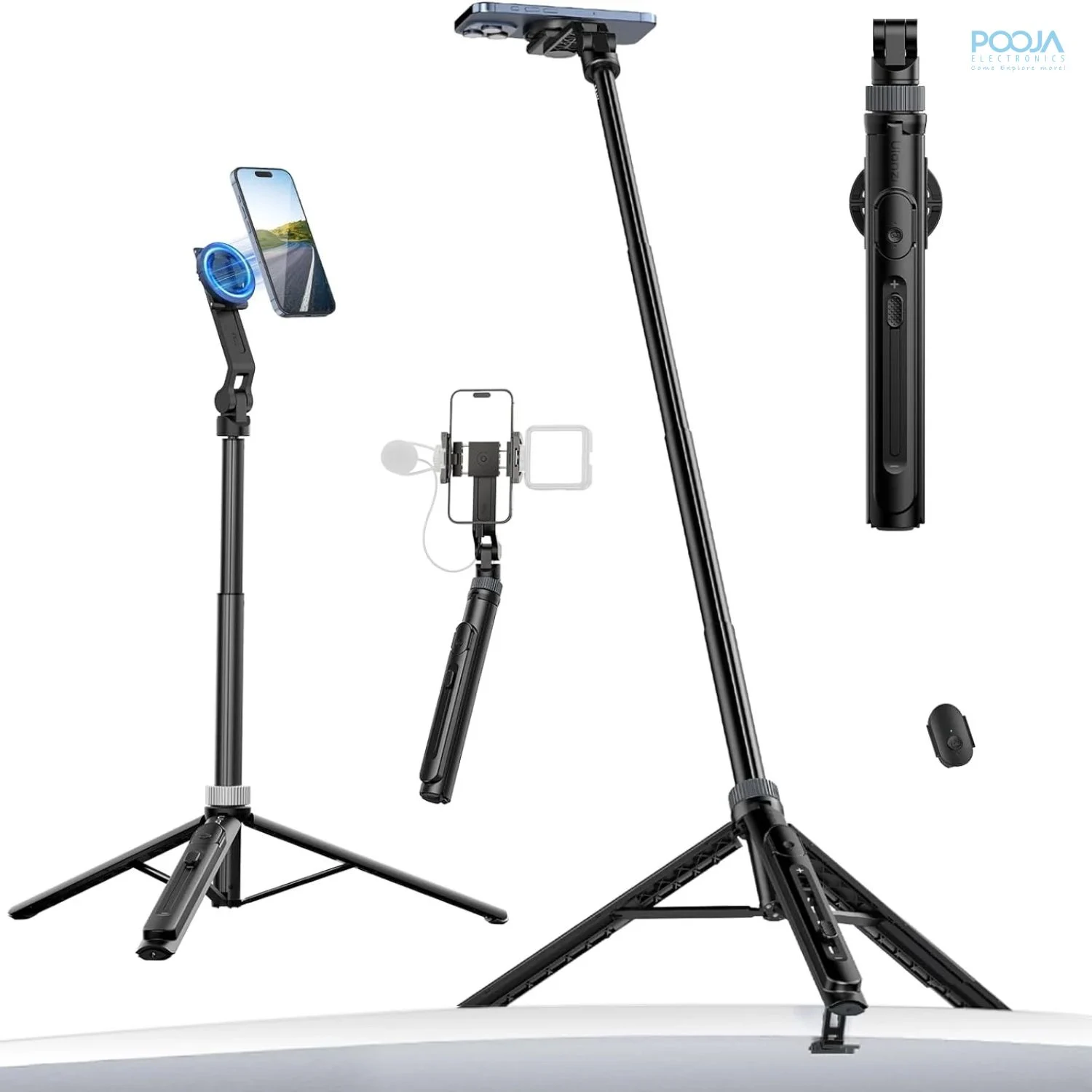 ulanzi tt88 magnetic tripod 57 inch selfie stick remote 1