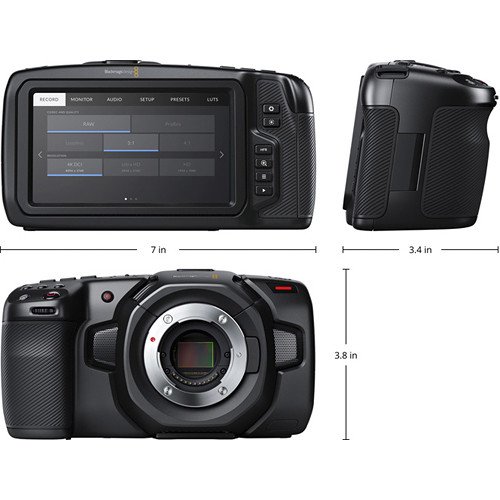 Blackmagic Design Pocket Cinema Camera 4K 4 Blackmagic Design Pocket Cinema Camera 4K