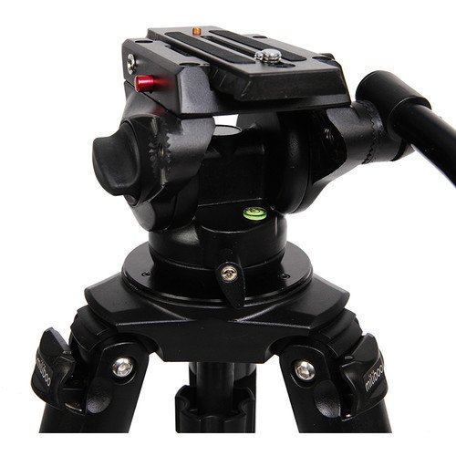 Miliboo MTT701A Portable Tripod Kit with Fluid Head (Aluminum)