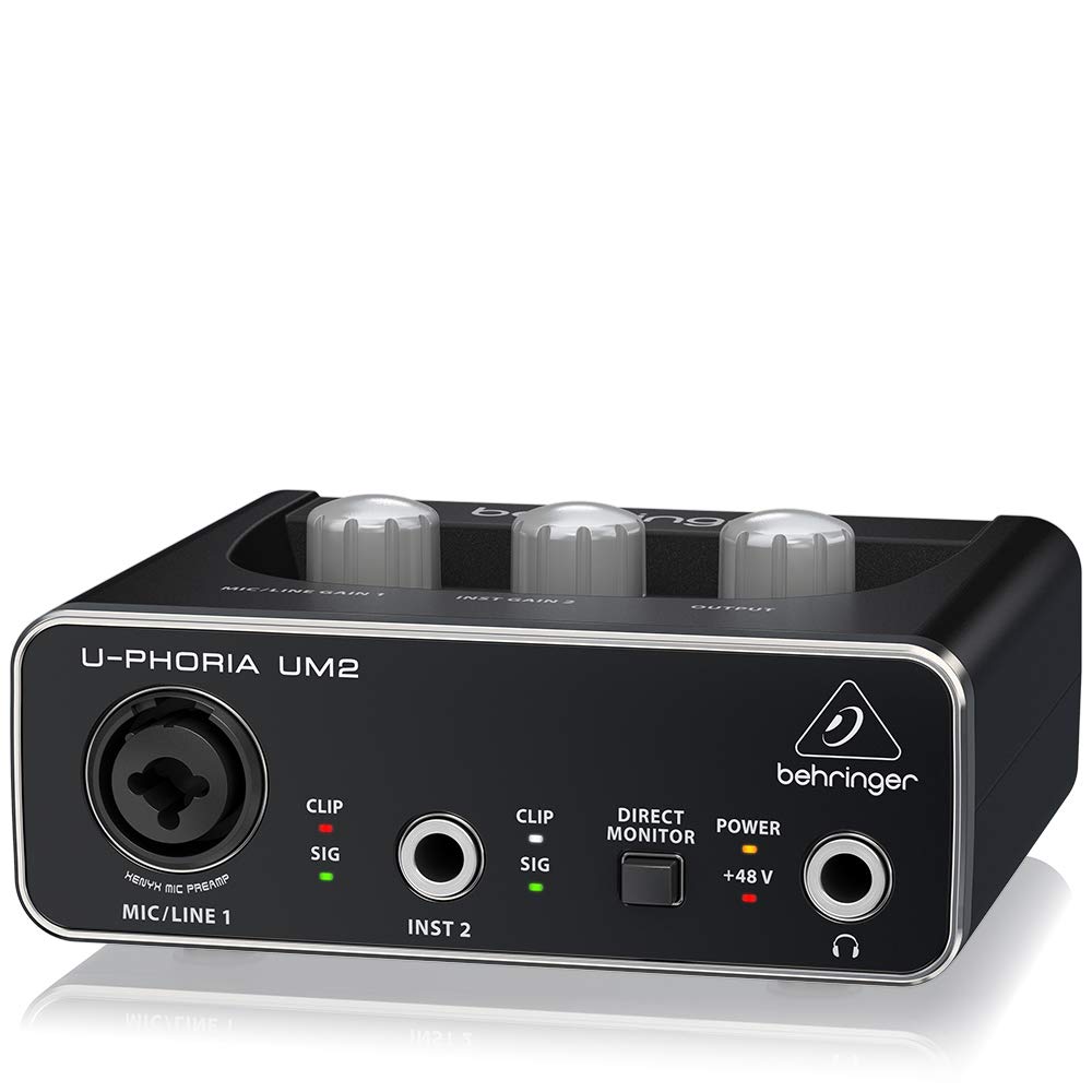 Behringer U-PHORIA UM2 2x2 USB Audio Interface