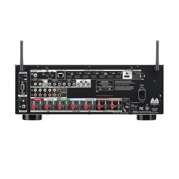 Denon AVR-X2400H 7 Denon AVR-X2400H 7.2-Channel Network A/V Receiver