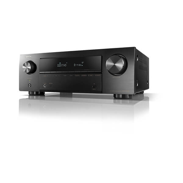 Denon AVR x550BT 5.2 Channel 130W Dolby Ture HD and DTS HD, 4K Ultra HD Passthrough
