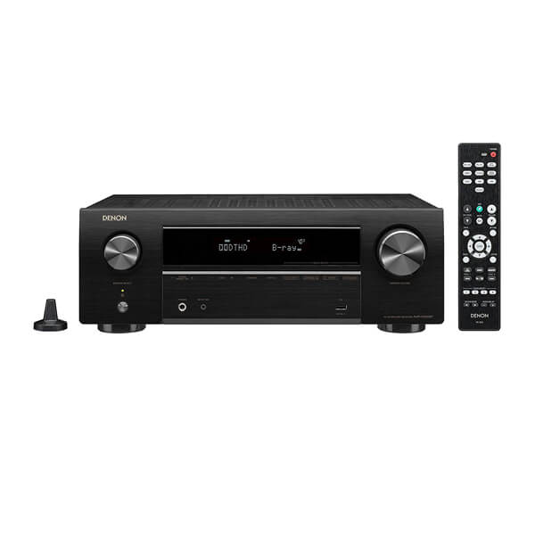 Denon AVR x550BT 5 Denon AVR x550BT 5.2 Channel 130W Dolby Ture HD and DTS HD, 4K Ultra HD Passthrough