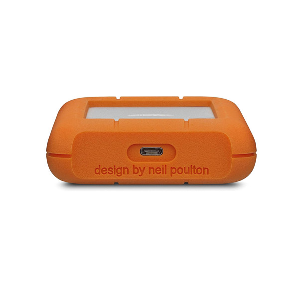 Lacie Rugged 4TB USB-C USB 3.0 Portable Hard Drive + 1mo Adobe CC All Apps (STFR4000800)