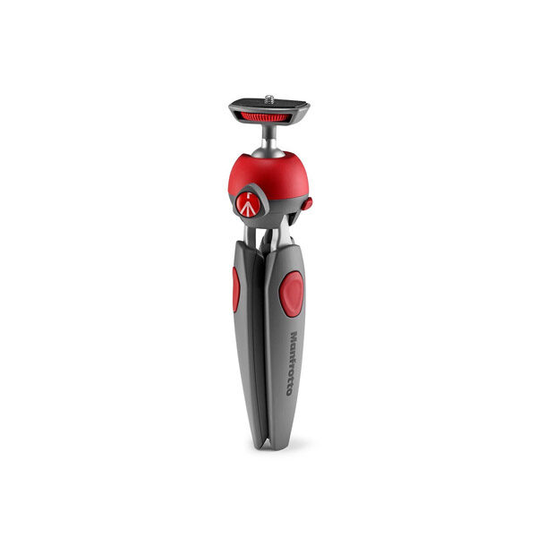 Manfrotto PIXI EVO 2-Section Mini Tripod (Red) 4 Manfrotto PIXI EVO 2-Section Mini Tripod (Red)