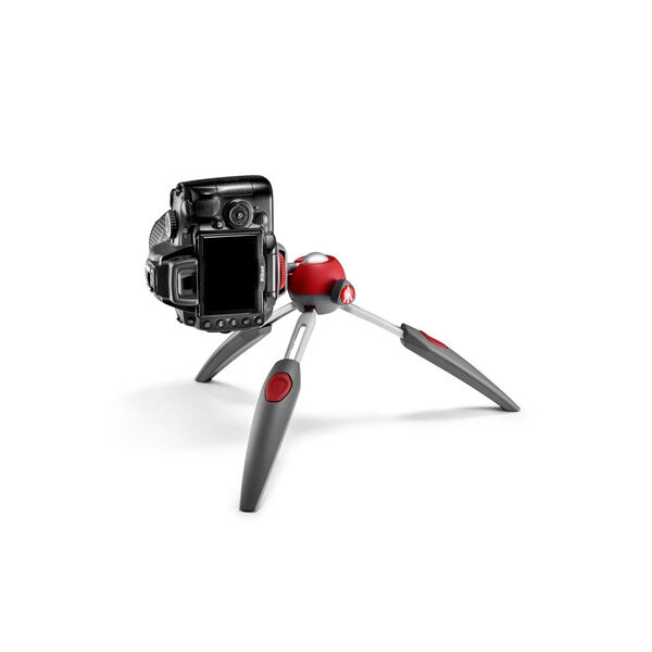Manfrotto PIXI EVO 2-Section Mini Tripod (Red) 5 Manfrotto PIXI EVO 2-Section Mini Tripod (Red)