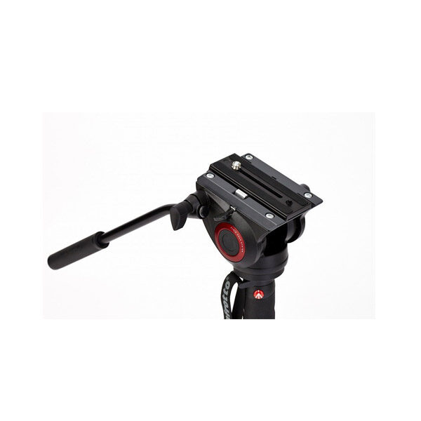 Manfrotto Xpro Aluminum Video Monopod With 500 Series Video Head, Black 4 Manfrotto Xpro Aluminum Video Monopod With 500 Series Video Head, Black