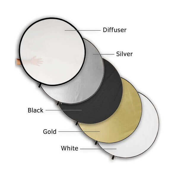 Powerpak 5-In-1 Collapsible Photo Light Reflector (110 Cm) 3 Powerpak 5-In-1 Collapsible Photo Light Reflector (110 Cm)