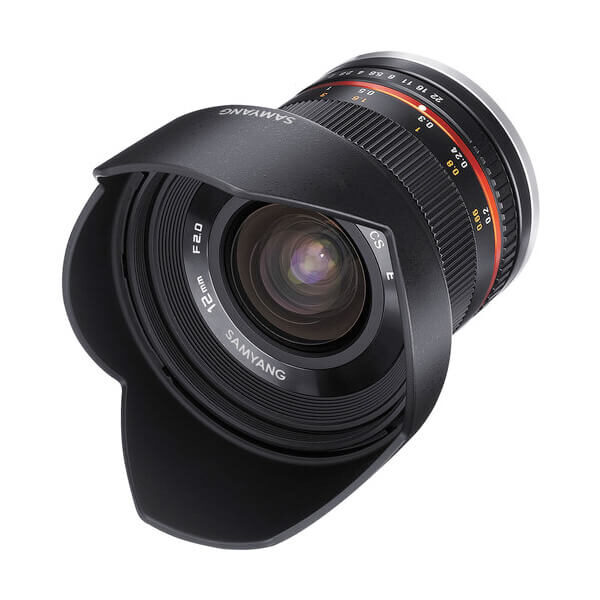 Samyang 12mm f/2 Samyang 12mm f/2.0 NCS CS Lens for Sony E-Mount (APS-C) (Black)