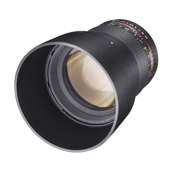 Samyang 85mm f/1.4 Aspherical Lens for Nikon With Focus Confirm Chip