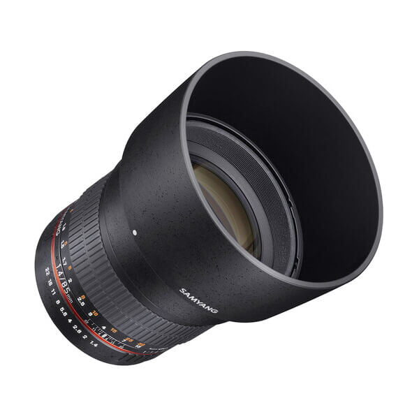 Samyang 85mm f/1 Samyang 85mm f/1.4 Aspherical Lens for Nikon With Focus Confirm Chip