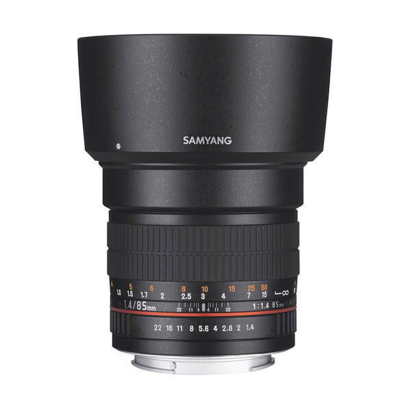 Samyang 85mm f/1 Samyang 85mm f/1.4 Aspherical Lens for Nikon With Focus Confirm Chip