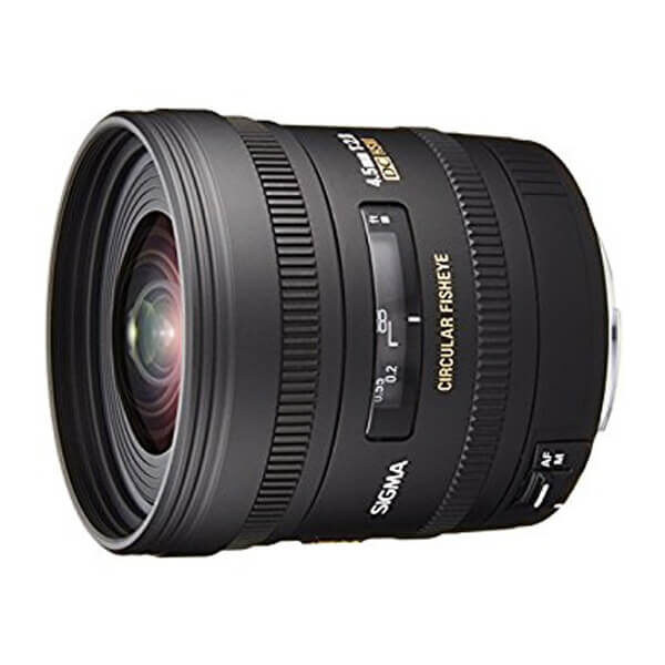 Sigma 4.5mm F2 Sigma 4.5mm F2.8 EX DC Circular Fisheye HSM