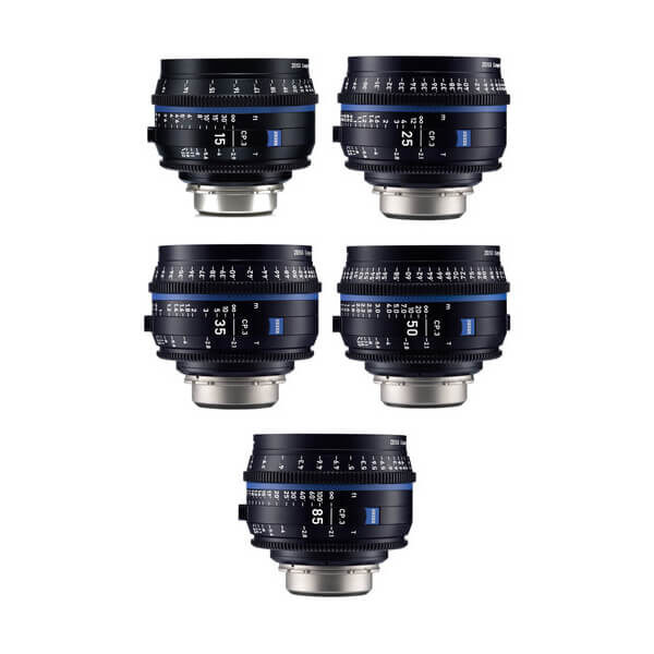 ZEISS CP ZEISS CP.3 5-Lens Set (PL Mount)