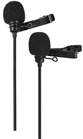 Kodak M12 2.5mm Dual Lavalier Microphone with Adapter for Smartphones