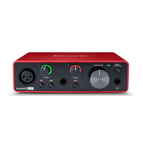 Focusrite Scarlett Solo 3rd Gen USB Audio Interface with Pro Tools India 2
