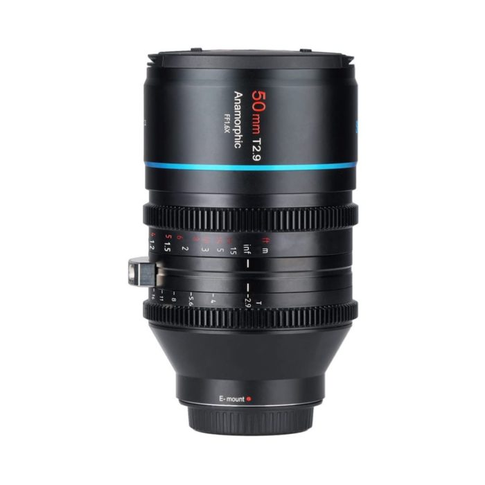 Sirui 50mm T2.9 1.6X Full Frame Anamorphic Lens Cinema Lens RF Mount Online Buy Mumbai India 1