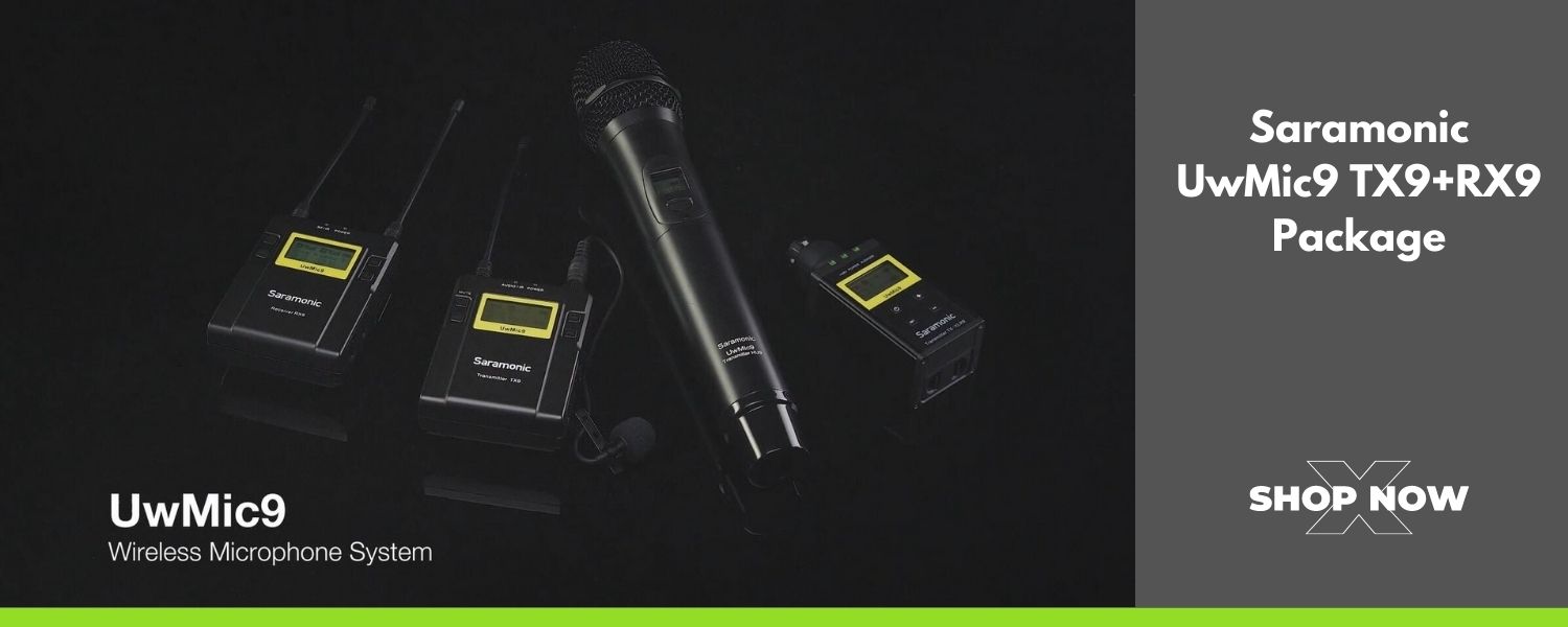 Saramonic UwMic9 TX9RX9 Package UHF Wireless Lavalier Microphone System Online Buy Mumbai India