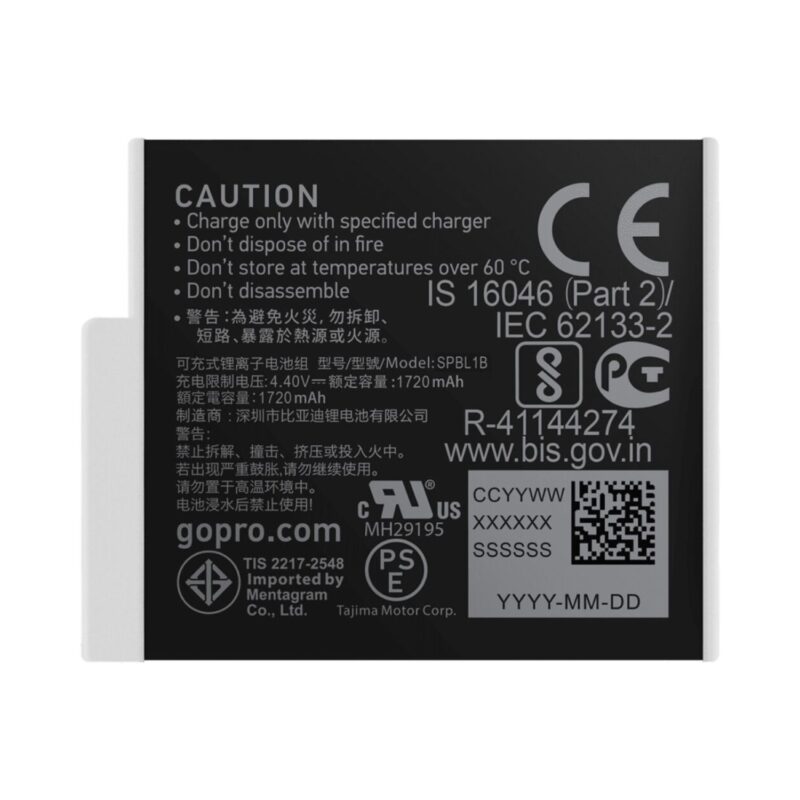 GoPro Enduro Rechargeable Li Ion Battery Online Buy India 2