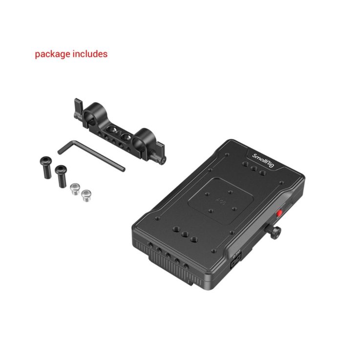 SmallRig V Mount Battery Adapter Plate with Dual 15mm Rod Clamp 3203 Online Buy Mumbai India 4