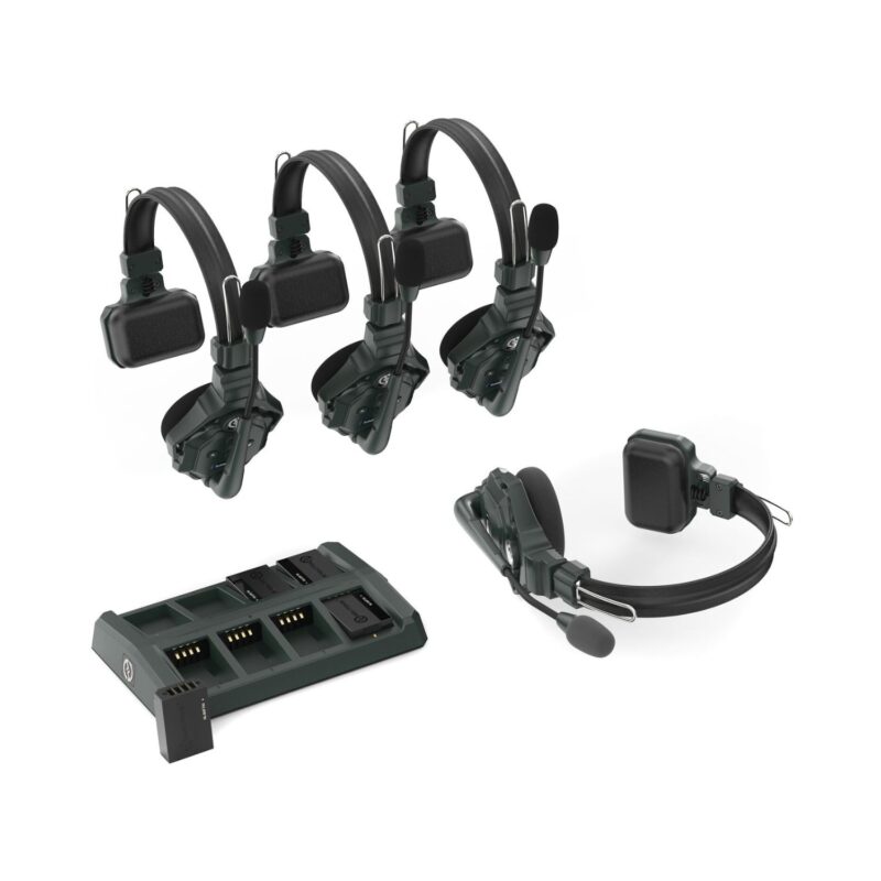 Hollyland Solidcom C1 4S Full Duplex Wireless DECT Intercom System with 4 Headsets Online Buy Mumbai India 01