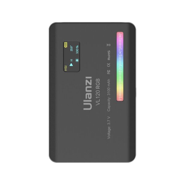 Ulanzi VL120 RGB LED Video Light Black Online Buy Mumbai India 04 Ulanzi VL120 RGB LED Video Light Black Online Buy Mumbai India 04