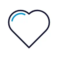 wired outline 20 love heart