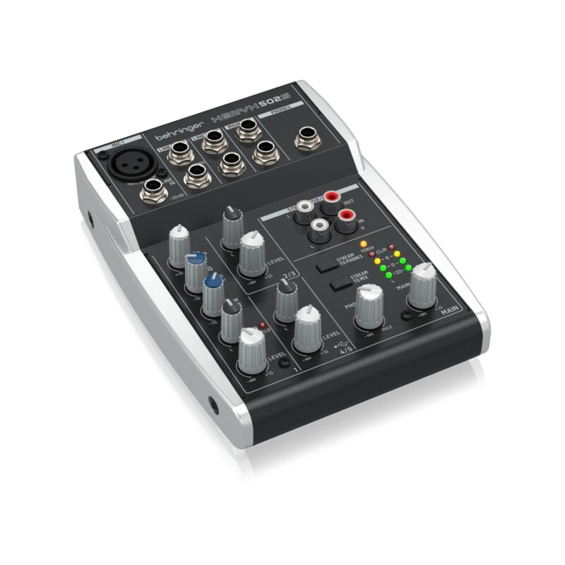Behringer XENYX 502S Analog 5 Input Mixer with USB Streaming Interface Online Buy India 02 Behringer XENYX 502S Analog 5 Input Mixer with USB Streaming Interface Online Buy India 02