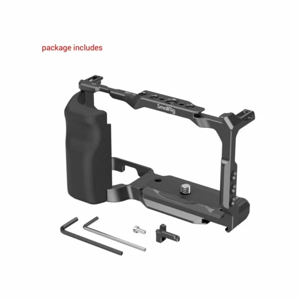 SmallRig Camera Cage with Grip for Sony ZV E10 Online Buy India 03 SmallRig Camera Cage with Grip for Sony ZV E10 Online Buy India 03