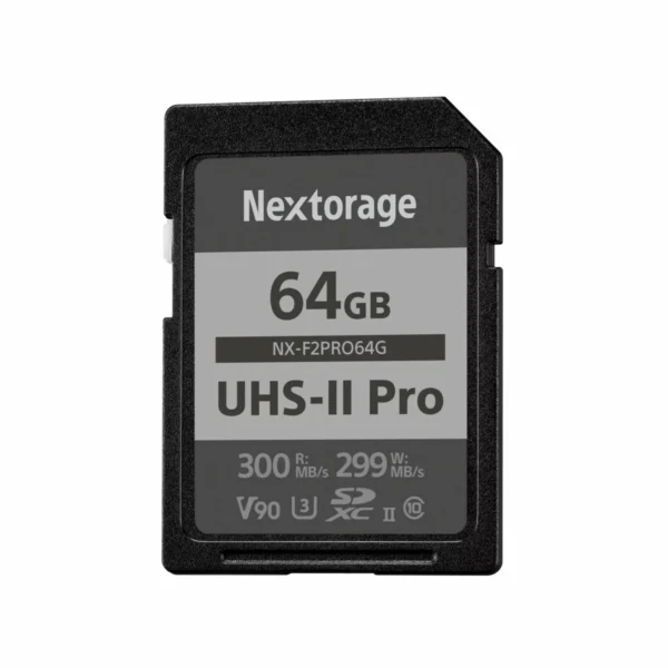 Nextorage 64GB NX F2PRO Series UHS II SDXC Memory Card Online Buy India 01 Nextorage 64GB NX F2PRO Series UHS II SDXC Memory Card Online Buy India 01
